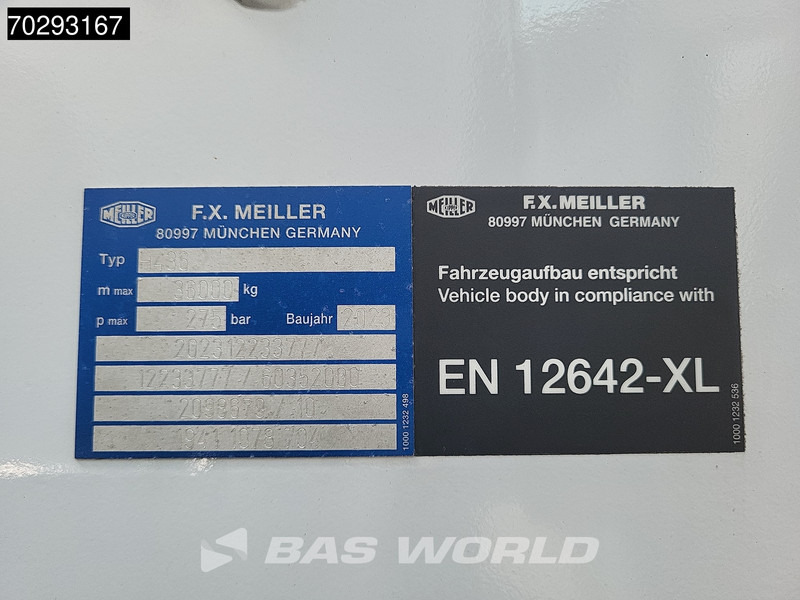 Kipper vrachtwagen Mercedes-Benz Arocs 4145 8X4 New! 22m3 Meiller Kipper Big-Axle Steelsuspension Manual Euro 3