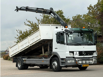 Kipper vrachtwagen Mercedes-Benz Atego 1218 KRAAN/KIPPER!!MANUELL!!