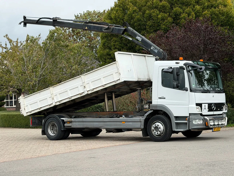 Kipper vrachtwagen Mercedes-Benz Atego 1218 KRAAN/KIPPER!!MANUELL!!
