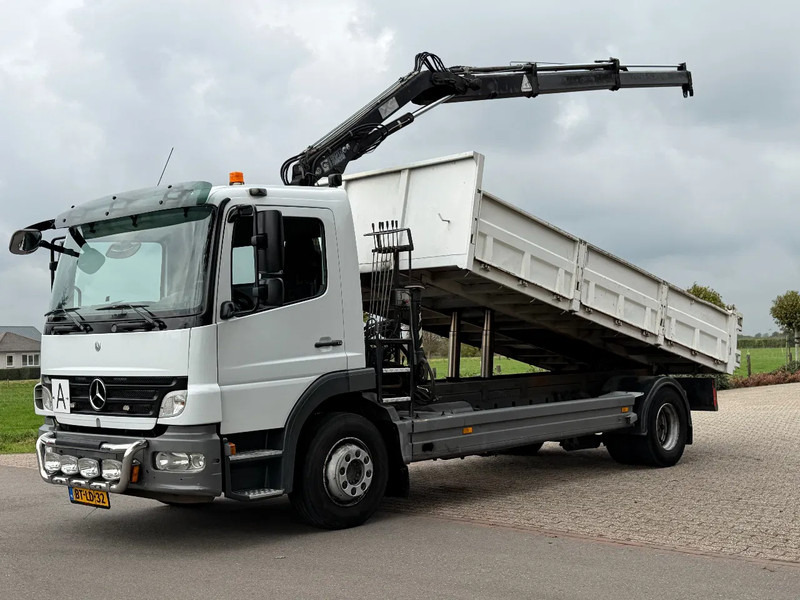 Kipper vrachtwagen Mercedes-Benz Atego 1218 KRAAN/KIPPER!!MANUELL!!