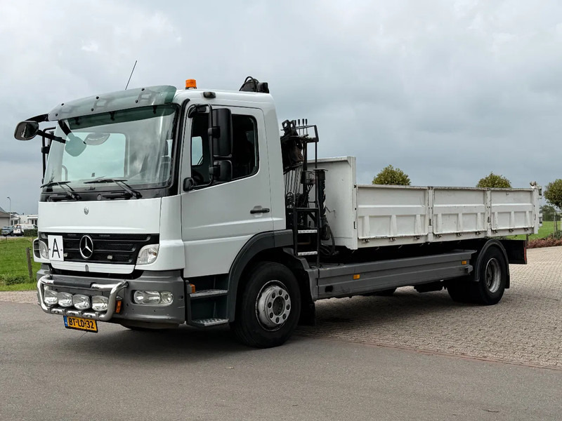 Kipper vrachtwagen Mercedes-Benz Atego 1218 KRAAN/KIPPER!!MANUELL!!