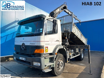 Kipper vrachtwagen Mercedes-Benz Atego 1828 Manual, Steel Suspension, HIAB