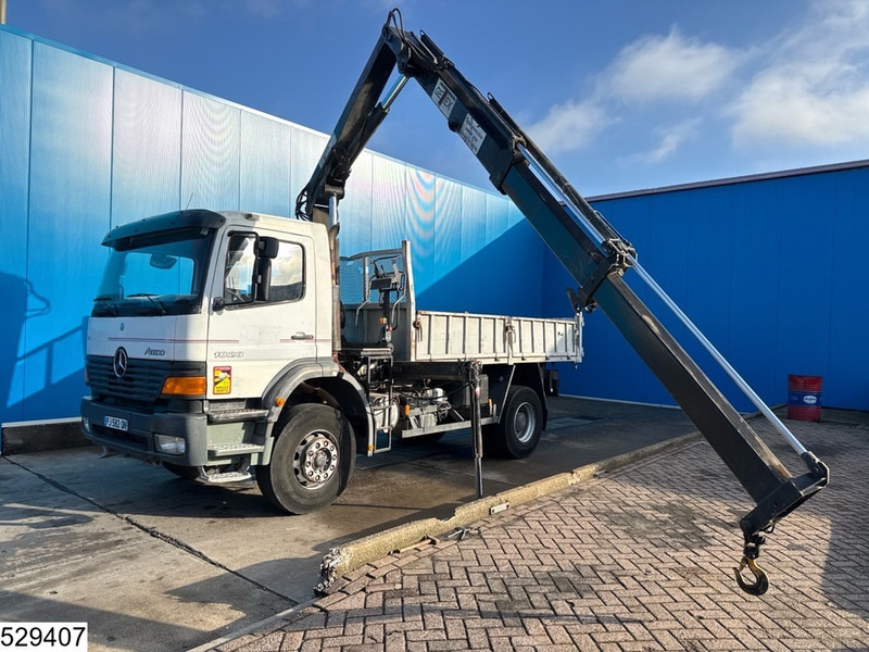 Kipper vrachtwagen Mercedes-Benz Atego 1828 Manual, Steel Suspension, HIAB