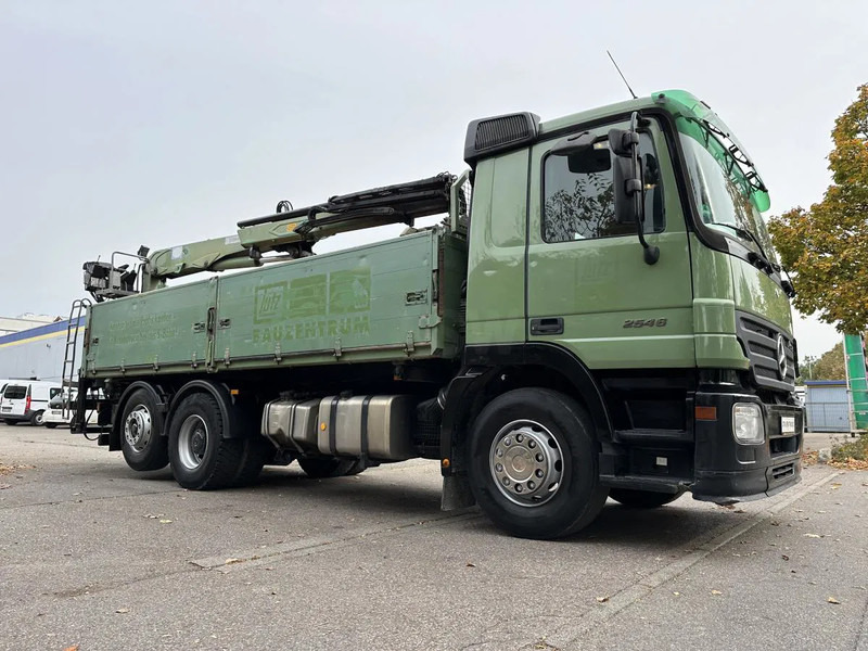 Kipper vrachtwagen Mercedes-Benz DB 2546 LL 6x2 Kranwagen 2-Seit.Kipper Lenkachse