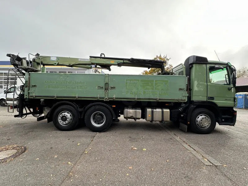 Kipper vrachtwagen Mercedes-Benz DB 2546 LL 6x2 Kranwagen 2-Seit.Kipper Lenkachse