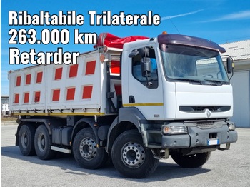 RENAULT Kerax 420 Ribatabile 8X4 - kipper vrachtwagen