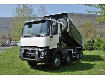 Kipper vrachtwagen Renault C430 8x4 / EuroMix MTP Mulden Kipper
