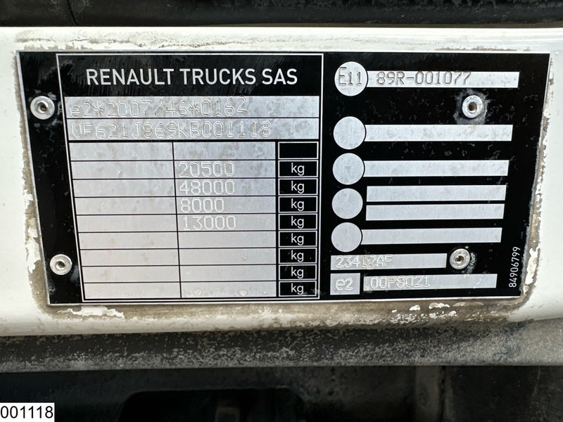 Kipper vrachtwagen Renault C 320 EURO 6