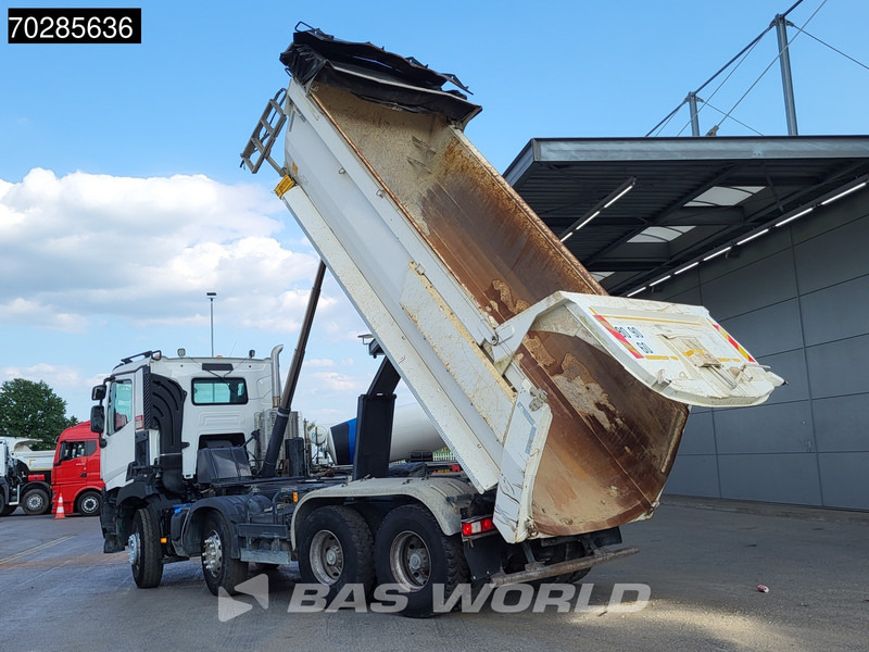 Kipper vrachtwagen Renault C 460 8X4 17m3 Meiller tipper Automatic Big-Axle Euro 6