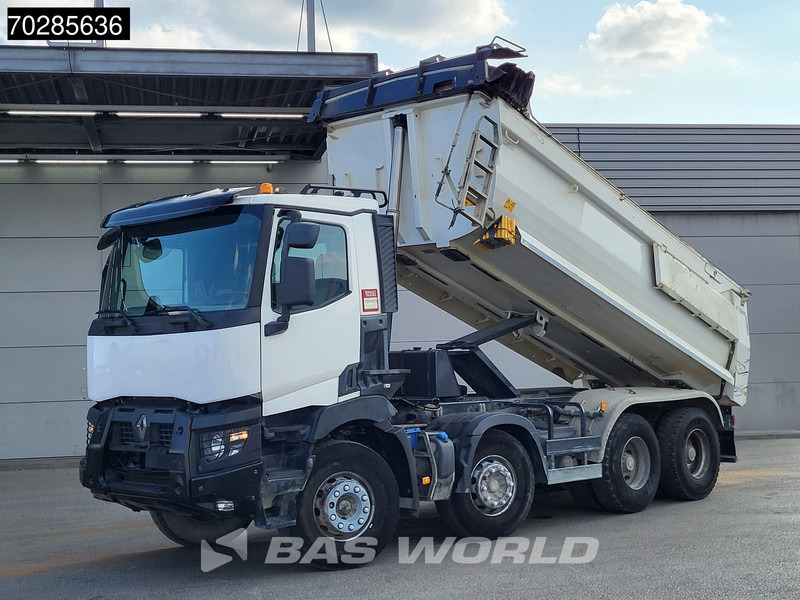 Kipper vrachtwagen Renault C 460 8X4 17m3 Meiller tipper Automatic Big-Axle Euro 6