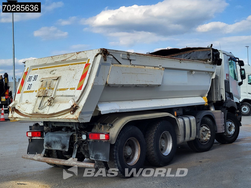 Kipper vrachtwagen Renault C 460 8X4 17m3 Meiller tipper Automatic Big-Axle Euro 6
