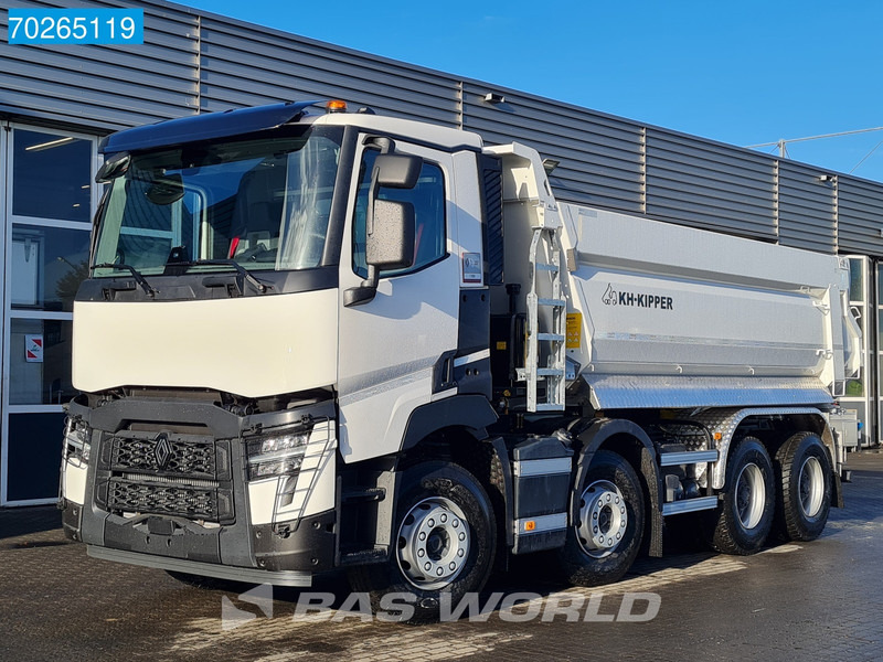 Kipper vrachtwagen Renault C 480 8X4 NEW! 18m3 KH Kipper Big Axle Full steel OPTIBRAKE+ Euro 6