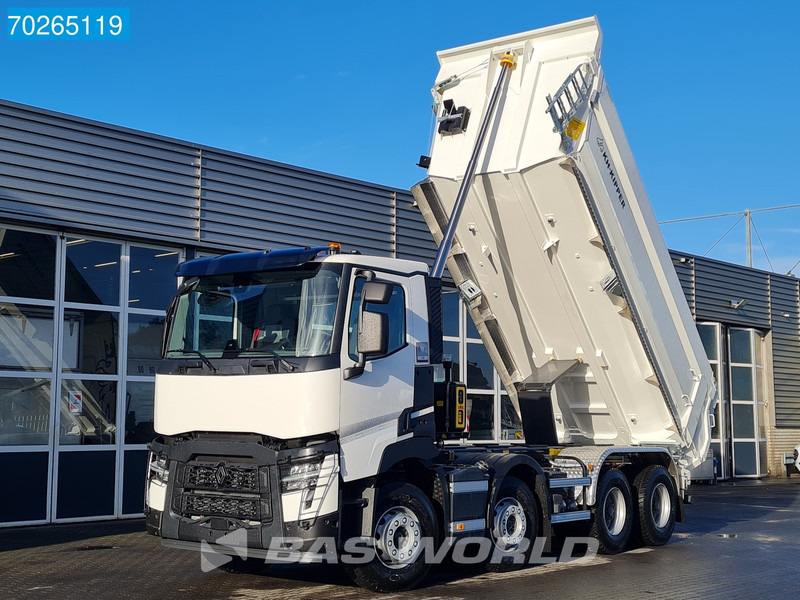 Kipper vrachtwagen Renault C 480 8X4 NEW! 18m3 KH Kipper Big Axle Full steel OPTIBRAKE+ Euro 6