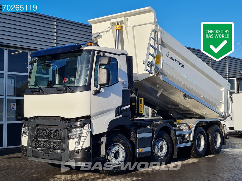 Kipper vrachtwagen Renault C 480 8X4 NEW! 18m3 KH Kipper Big Axle Full steel OPTIBRAKE+ Euro 6