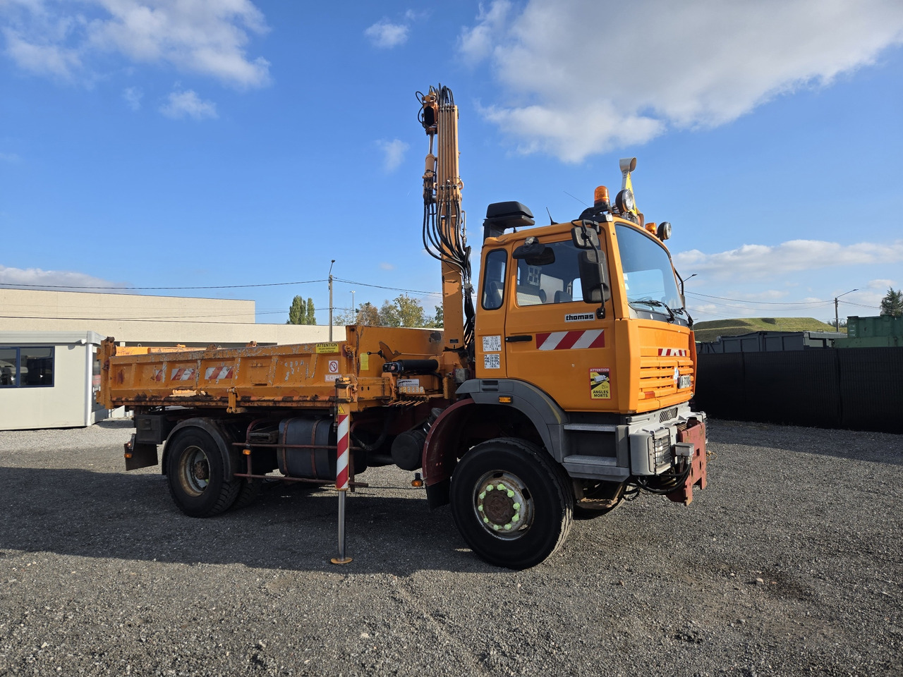 Kipper vrachtwagen Renault G250 4x4