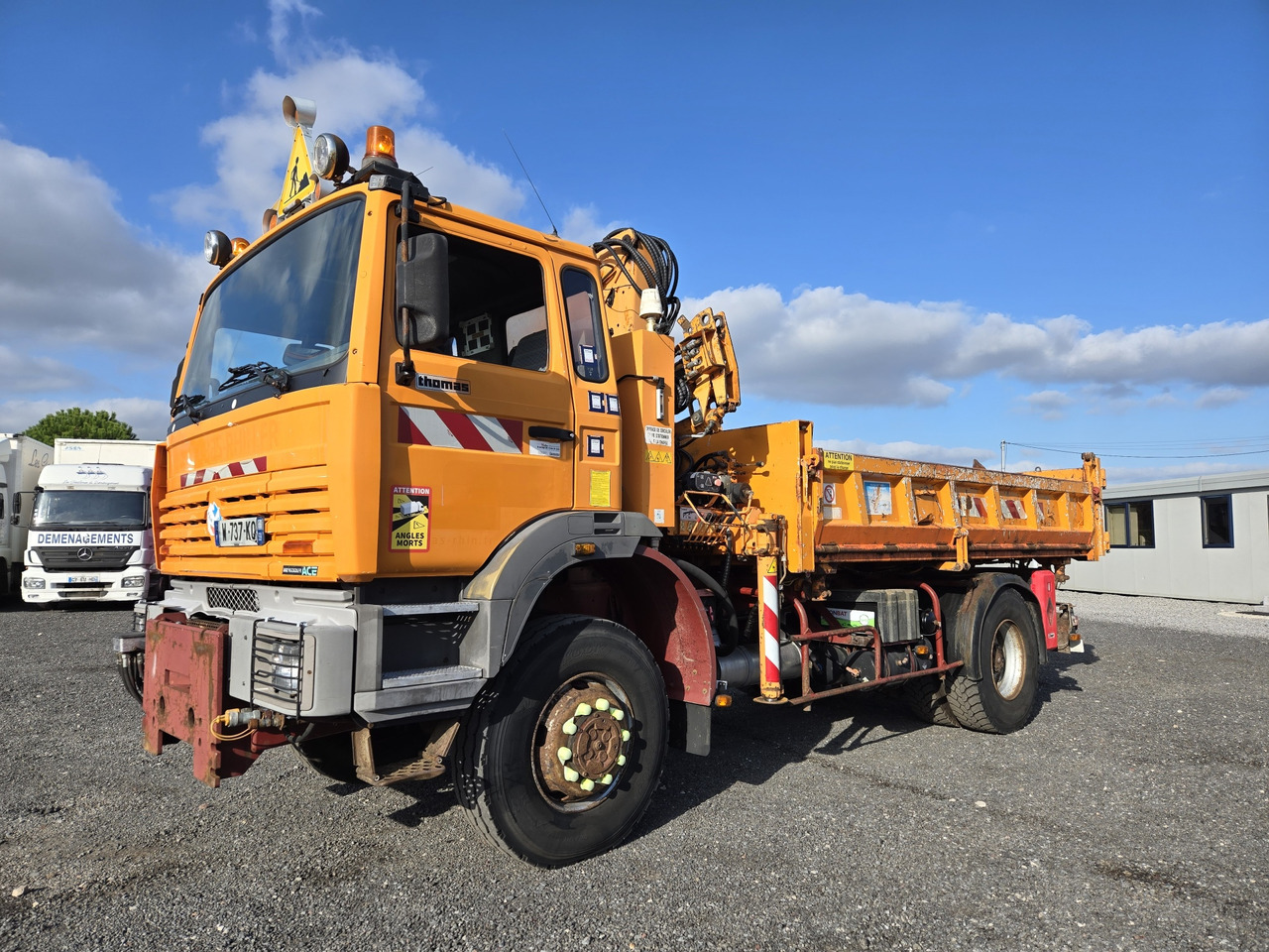 Kipper vrachtwagen Renault G250 4x4