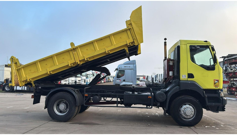 Kipper vrachtwagen Renault KERAX 340 (4X4 / CAMION FRANCAIS / PARFAIT ETAT / LAMES / BOITE ET POMPE MANUELLE / FRENCH TRUCK)