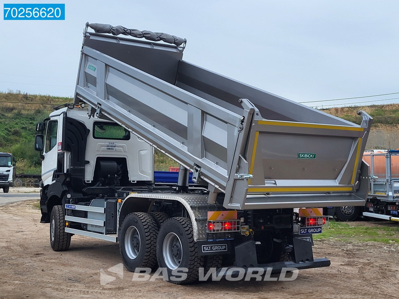 Kipper vrachtwagen Renault K 520 6X6 6x6 Big-Axle 15m3 3-Seiten-Kipper Automatic Euro 6