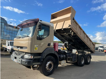 Kipper vrachtwagen Renault Kerax 340