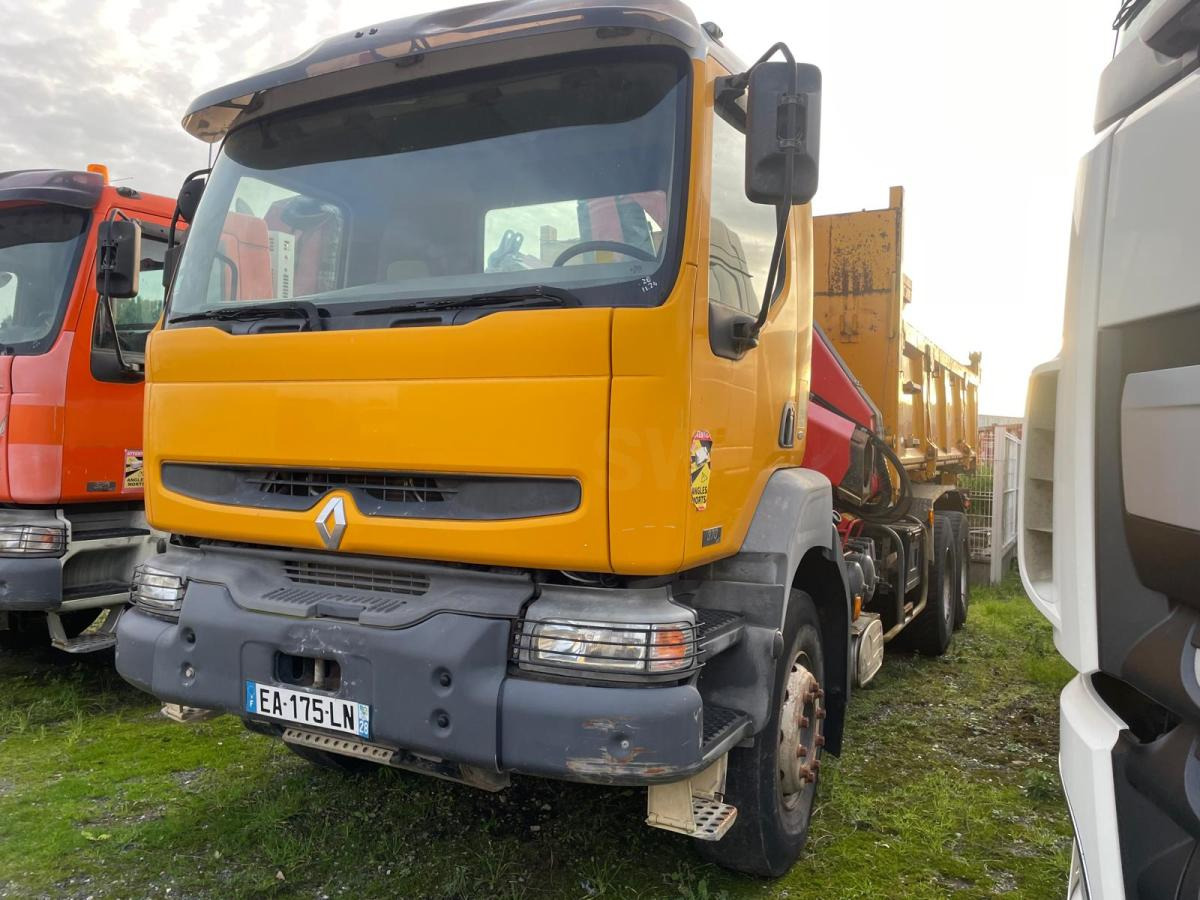 Kipper vrachtwagen Renault Kerax 370 DCI