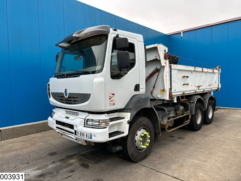 Kipper vrachtwagen Renault Kerax 370 Dxi 6x4, Manual, Steelsuspension