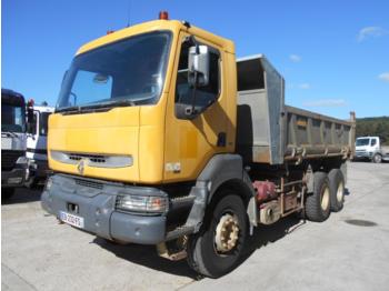 Kipper vrachtwagen Renault Kerax 385