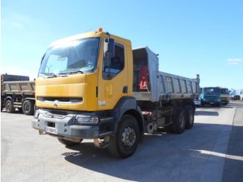 Kipper vrachtwagen Renault Kerax 385