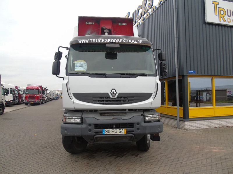 Kipper vrachtwagen Renault Kerax 410DXI + 8X4 + MANUAL + SPRING
