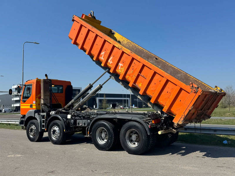 Kipper vrachtwagen Renault Kerax 410 8x4 Full steel - Manual - Euro 4 - Big axles