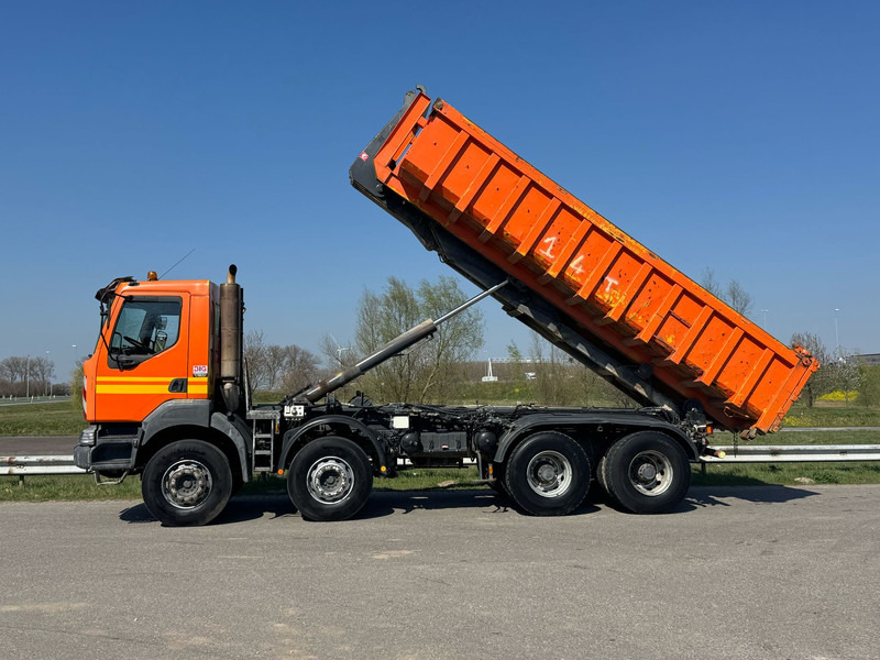 Kipper vrachtwagen Renault Kerax 410 8x4 Full steel - Manual - Euro 4 - Big axles