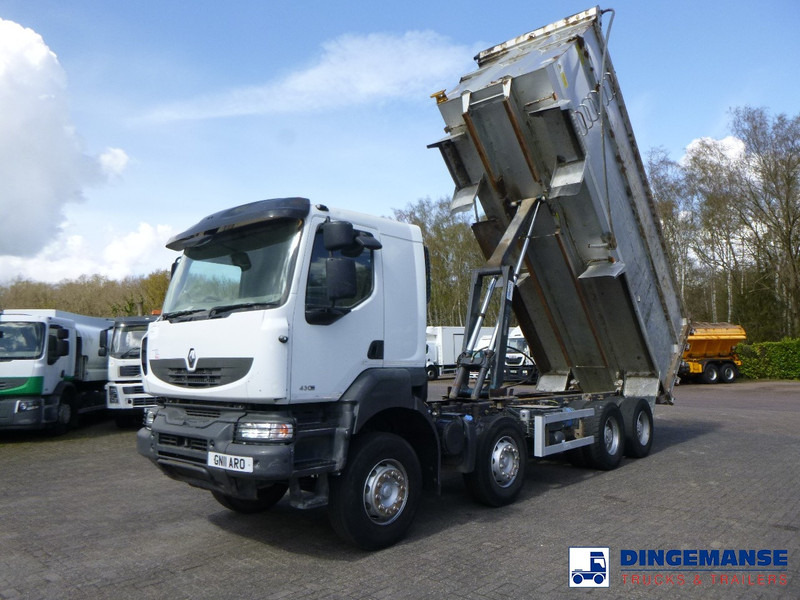 Kipper vrachtwagen Renault Kerax 430 DXI 8x4 RHD tipper steel 31 m3