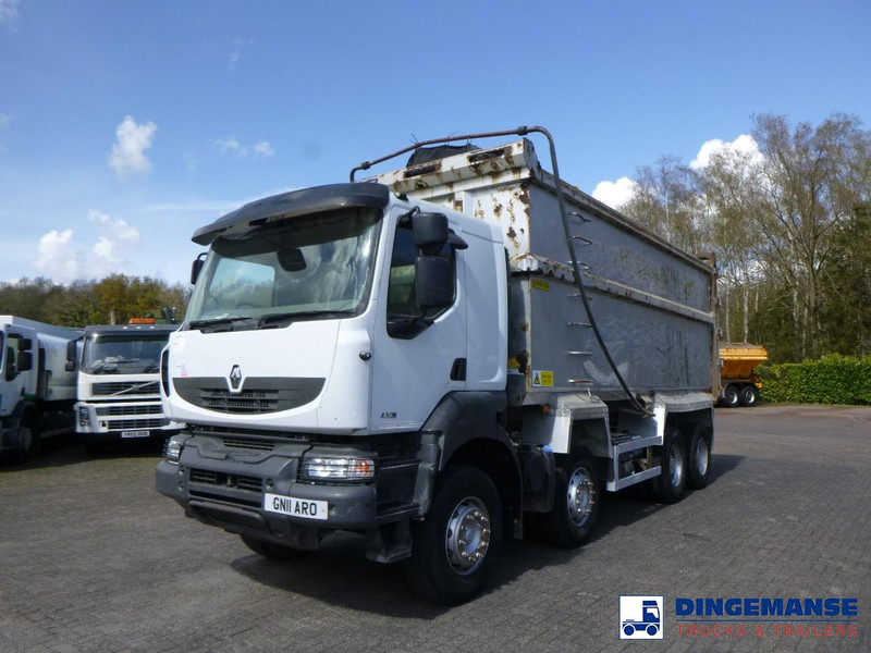 Kipper vrachtwagen Renault Kerax 430 DXI 8x4 RHD tipper steel 31 m3