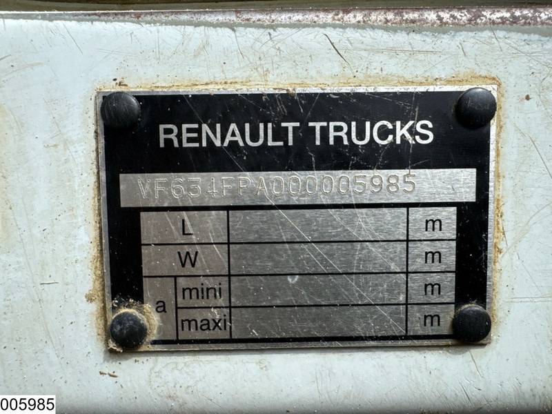 Kipper vrachtwagen Renault Kerax 450 Dxi 8X4, Manual, Steel suspension, Retarder