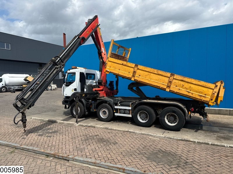 Kipper vrachtwagen Renault Kerax 450 Dxi 8X4, Manual, Steel suspension, Retarder