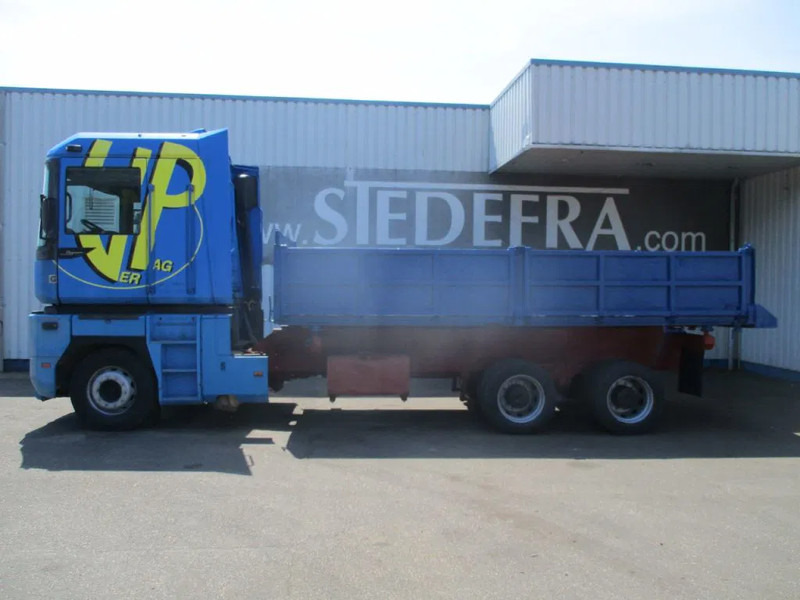Kipper vrachtwagen Renault Magnum AE 385 Magnum AE 385 , Manual , 6x4 , 3 Way Tipper , Spring suspension