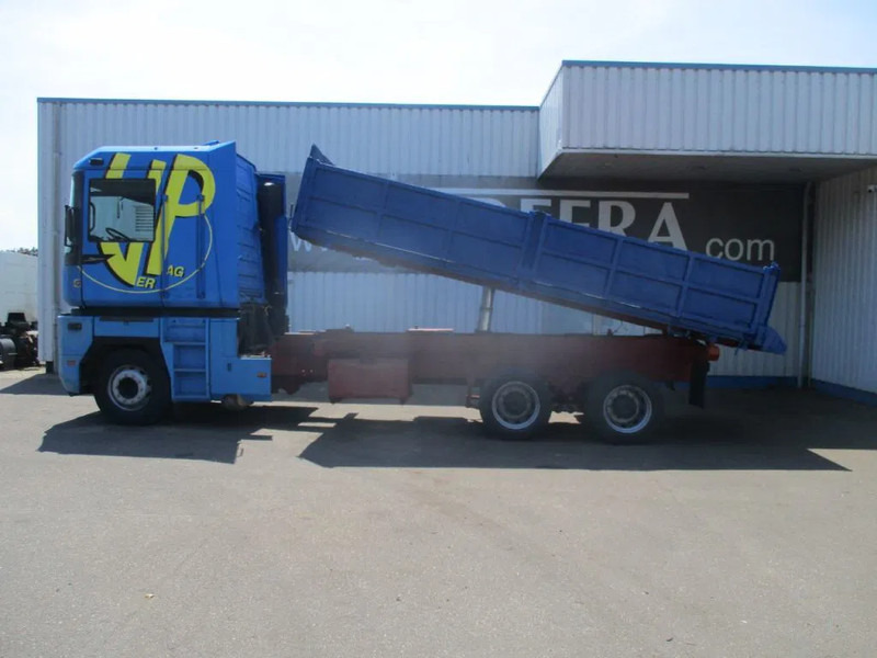 Kipper vrachtwagen Renault Magnum AE 385 Magnum AE 385 , Manual , 6x4 , 3 Way Tipper , Spring suspension