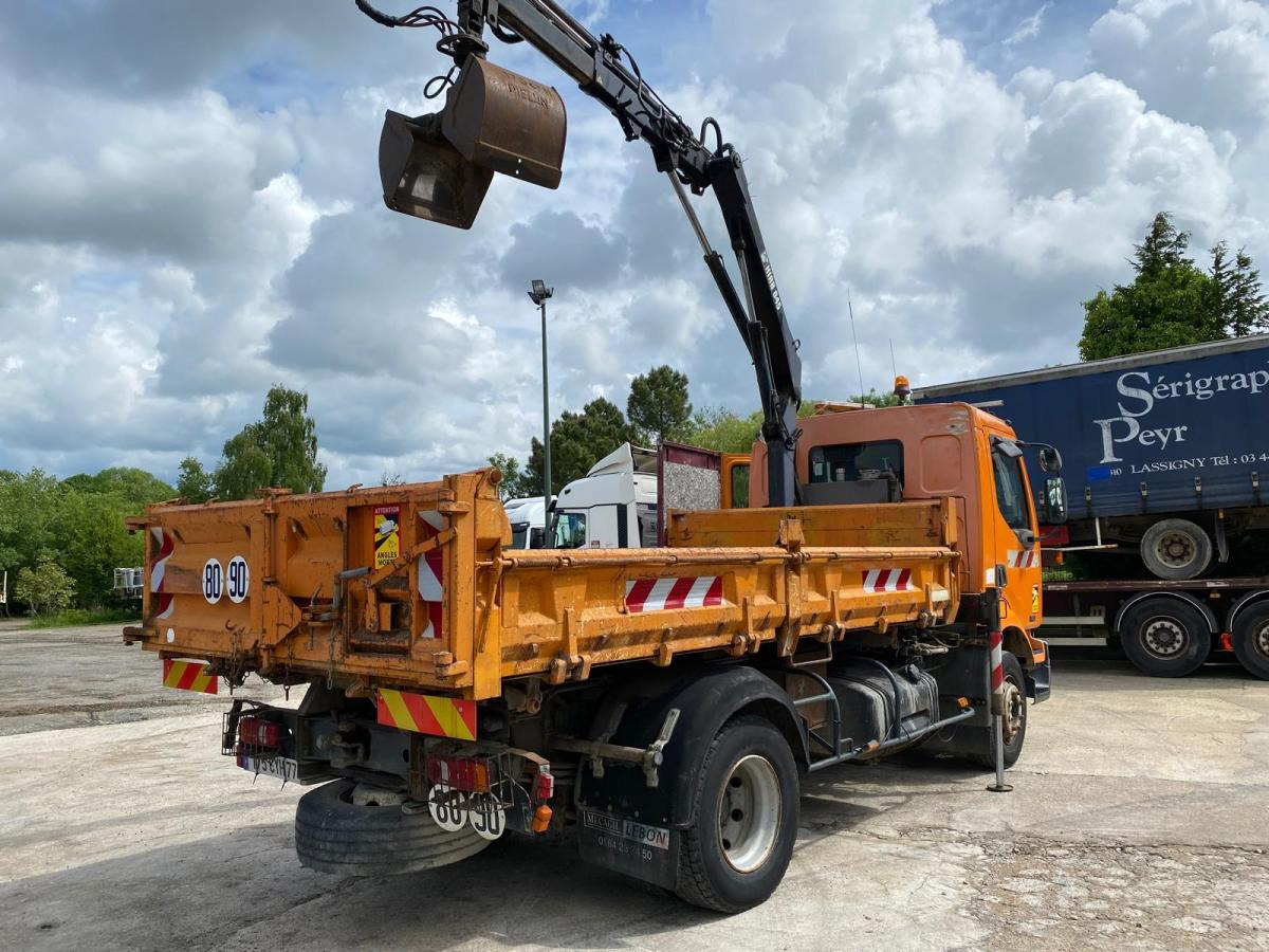 Kipper vrachtwagen Renault Midlum 180