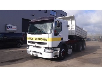 Kipper vrachtwagen Renault Premium 340 (6X4 / SUSP LAMES / POMPE MANUELE)