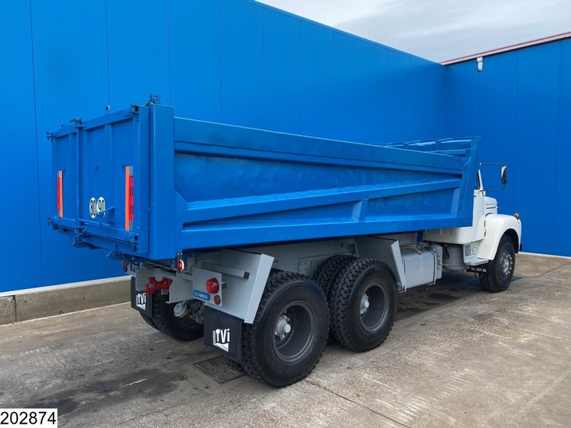 Kipper vrachtwagen Scania 111 6x4, Torpedo, Manual, Steel Suspension