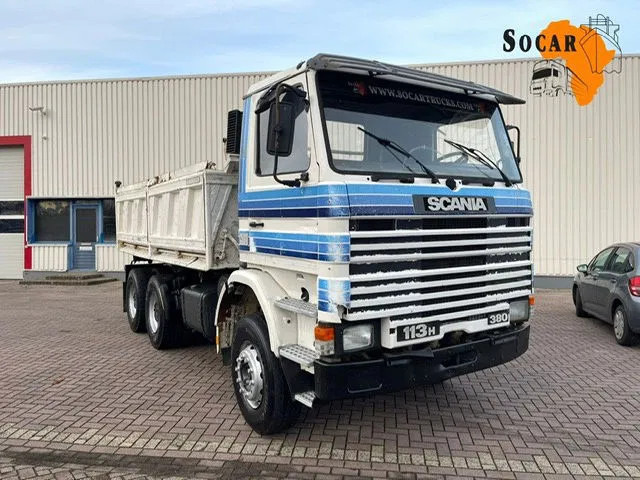 Kipper vrachtwagen Scania 113H 380 6x4 Tipper