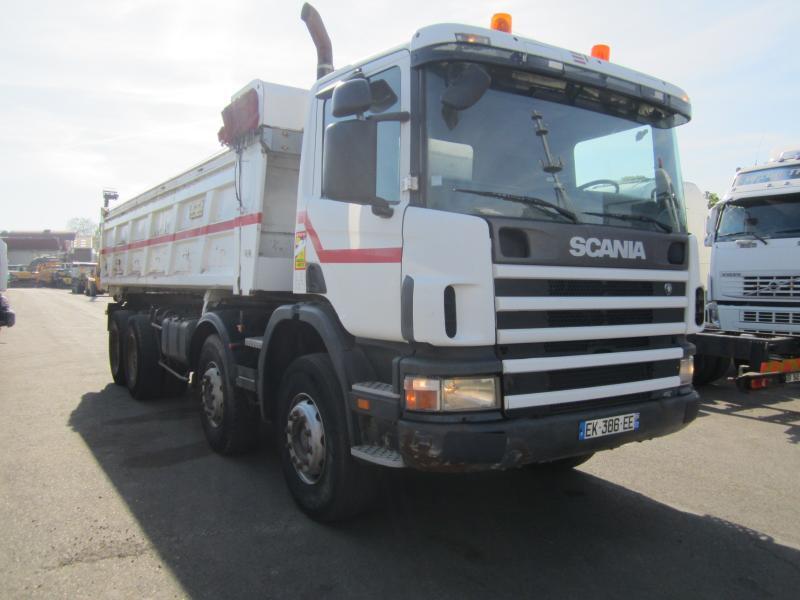 Kipper vrachtwagen Scania 124C 360