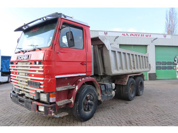 Kipper vrachtwagen Scania 142H 6x4, Full spring, Very clean