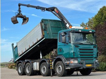 Kipper vrachtwagen Scania G360 8x4!!Z-Kraan/KIPPER!!