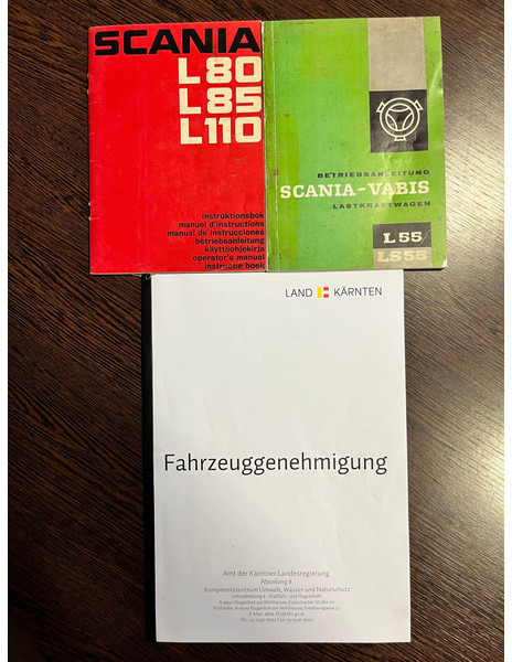 Kipper vrachtwagen Scania L8046-BEK VABIS kipper