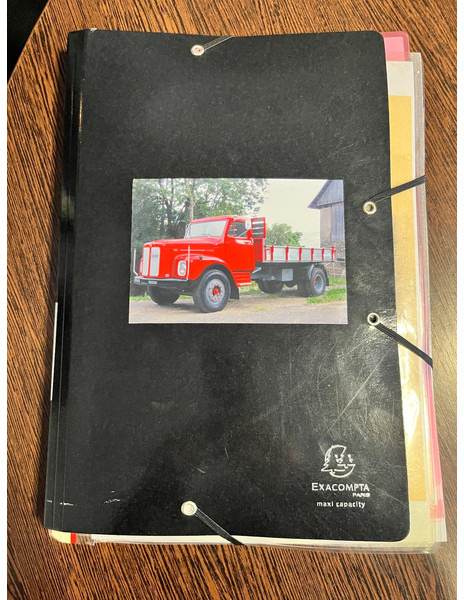 Kipper vrachtwagen Scania L8046-BEK VABIS kipper