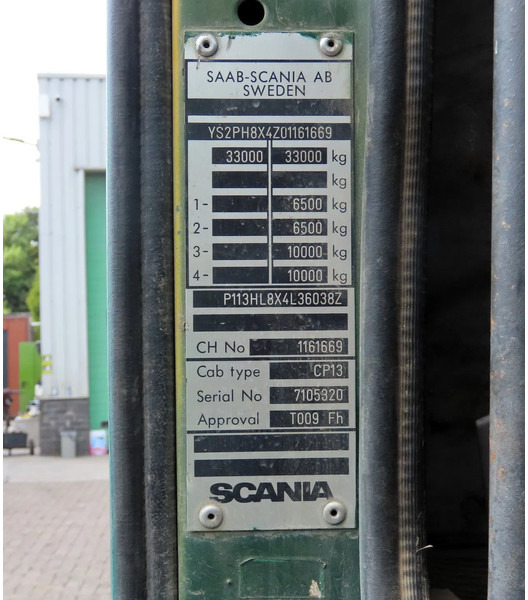 Kipper vrachtwagen Scania P113-360 8x4 FULL SPRING! SUPER CONDITION!