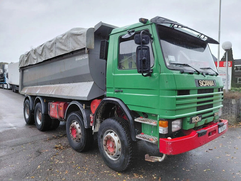 Kipper vrachtwagen Scania P113-360 8x4 Kipper Steel Suspension