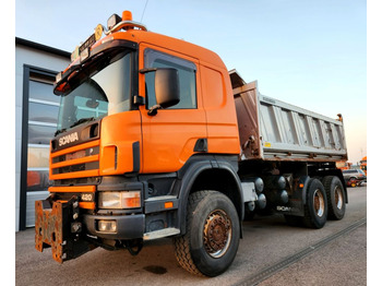 Scania P124 420 6x6 Meiller Kipper Winterdienst  - Kipper vrachtwagen