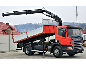 Kipper vrachtwagen Scania P270 Kipper 5,00m +Kran**Topzustand