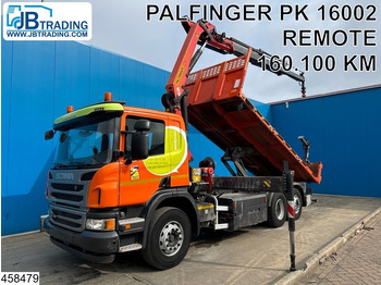 Kipper vrachtwagen Scania P 340 6x2, CNG, Retarder, Palfinger, Remote